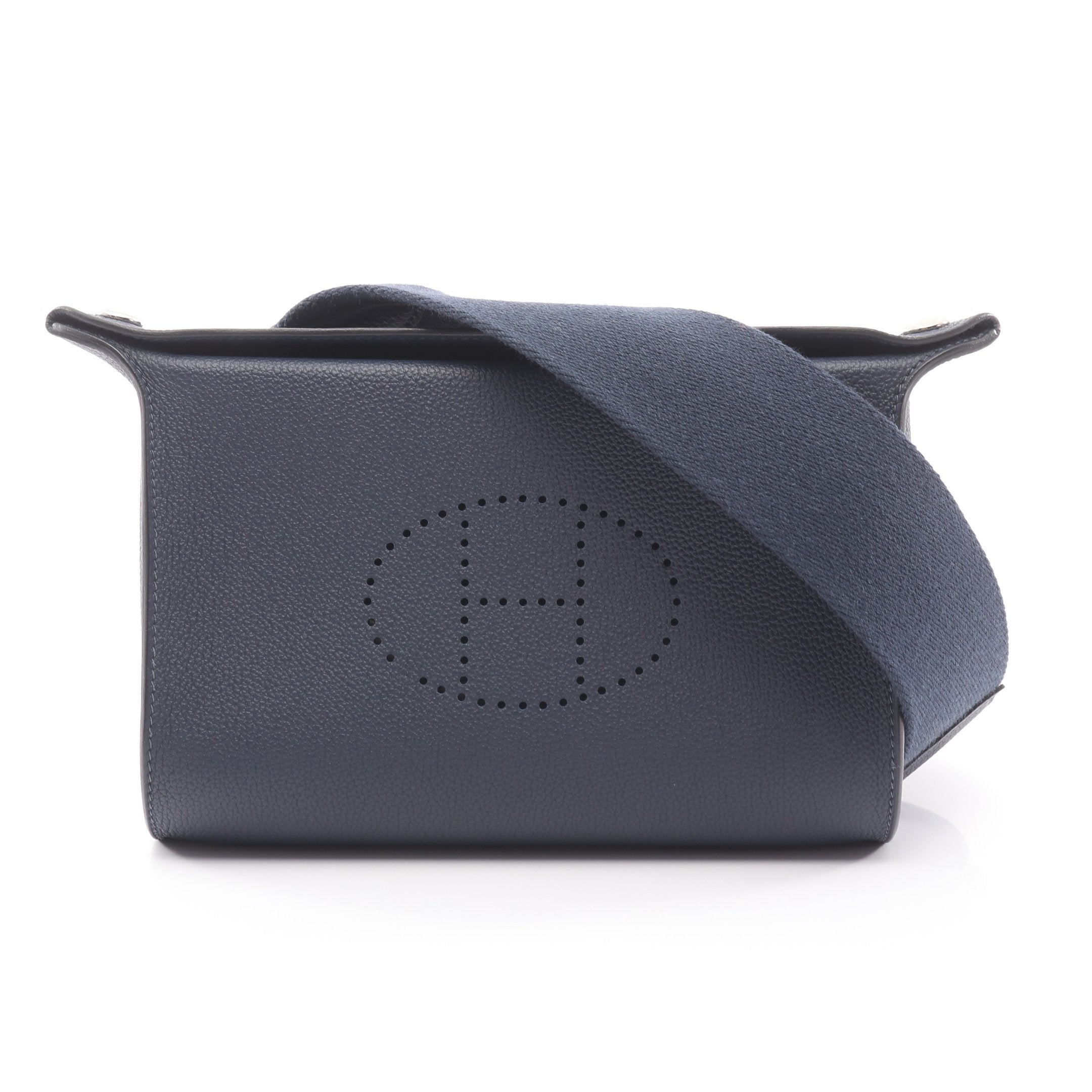 HERMES エルメスヴィドポッシュフェルトネイビー小物入れ ヴィド ポッシュ ブルーニュイ ショルダーバッグ トゴ ネイビー