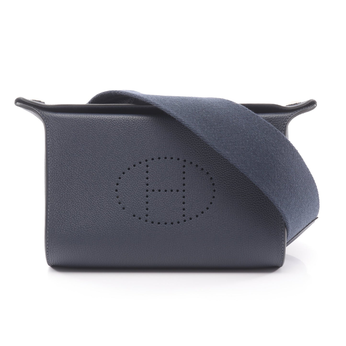 ヴィド ポッシュ ブルーニュイ ショルダーバッグ トゴ ネイビー シルバー金具 K刻印 エルメス バッグ HERMES