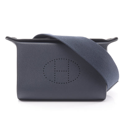 ヴィド ポッシュ ブルーニュイ ショルダーバッグ トゴ ネイビー シルバー金具 K刻印 エルメス バッグ HERMES