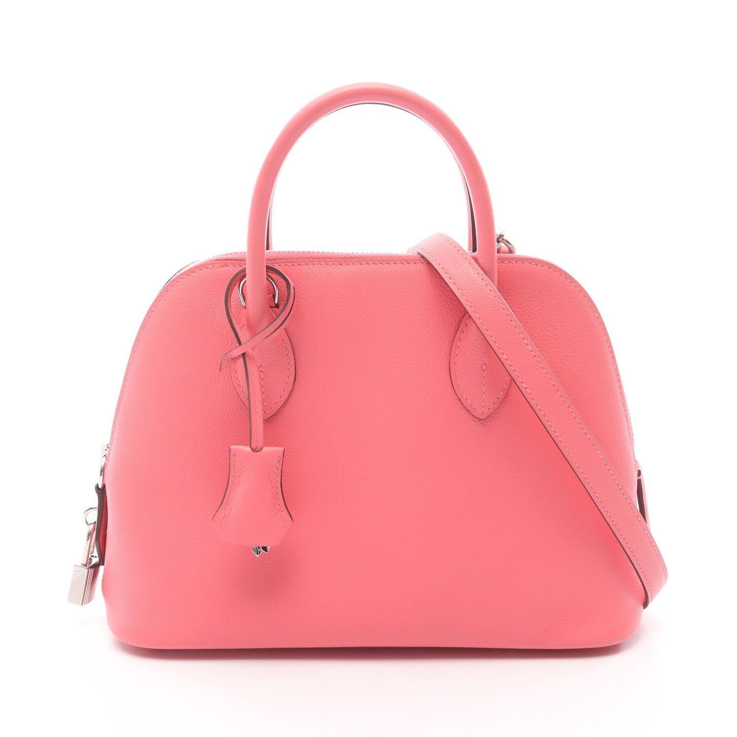 ボリード1923 25 ローズアザレ 2WAY ハンドバッグ エバーカラー ピンク シルバー金具 K刻印 エルメス バッグ HERMES