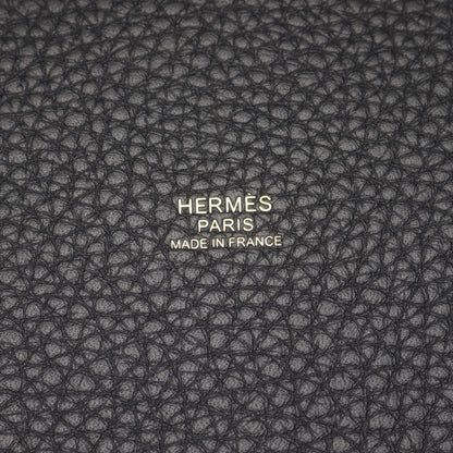 ピコタンロックPM ハンドバッグ トリヨンクレマンス ブラック ゴールド金具 G刻印 エルメス バッグ HERMES