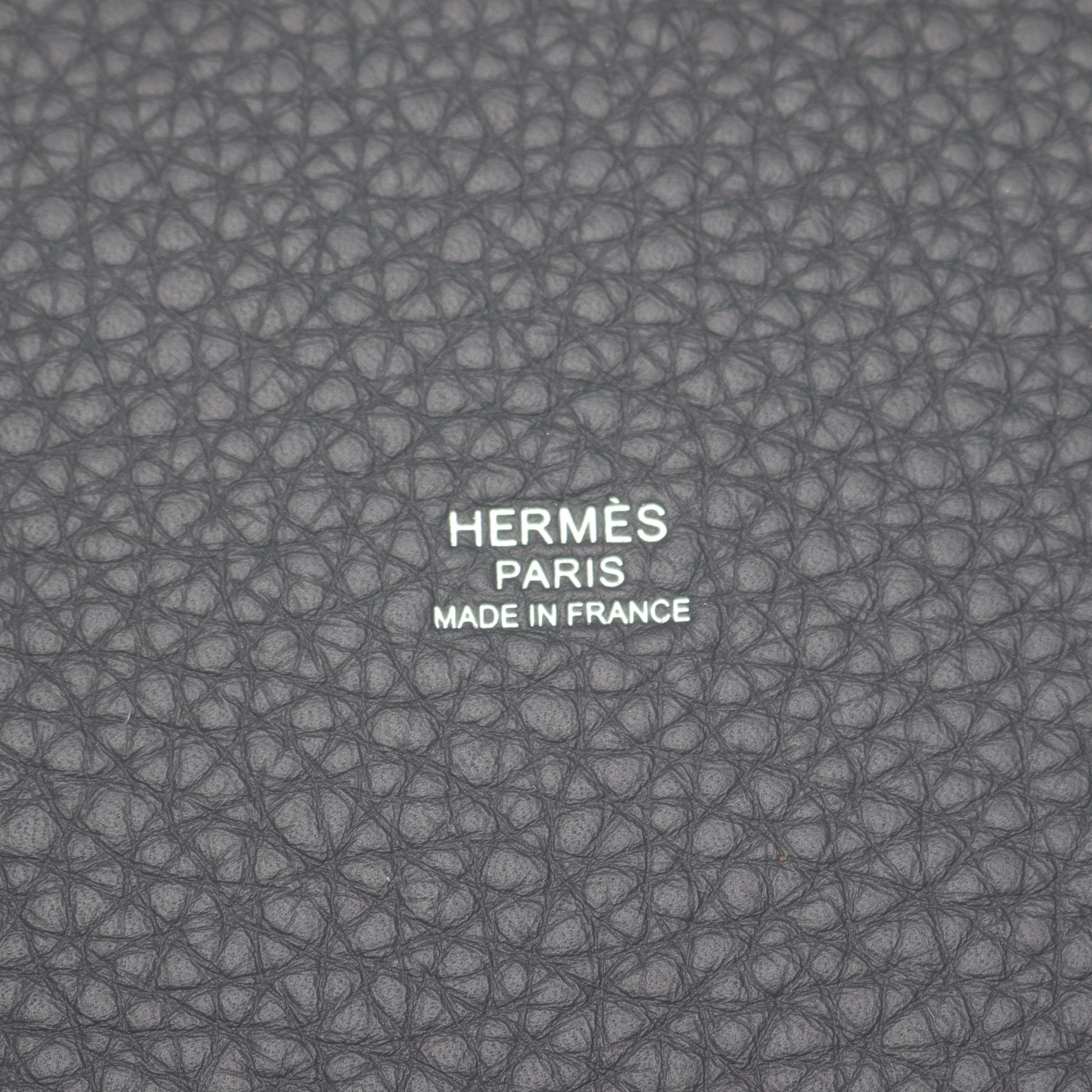 ピコタンロックPM アルドワーズ ハンドバッグ トリヨンクレマンス ダークグレー シルバー金具 K刻印 エルメス バッグ HERMES