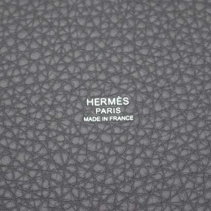 ピコタンロックPM アルドワーズ ハンドバッグ トリヨンクレマンス ダークグレー シルバー金具 K刻印 エルメス バッグ HERMES