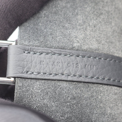 ピコタンロックPM アルドワーズ ハンドバッグ トリヨンクレマンス ダークグレー シルバー金具 K刻印 エルメス バッグ HERMES