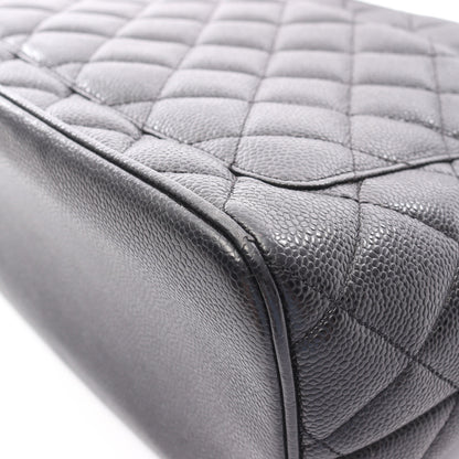 復刻トート ハンドバッグ トートバッグ キャビアスキン ブラック ゴールド金具 シャネル バッグ CHANEL