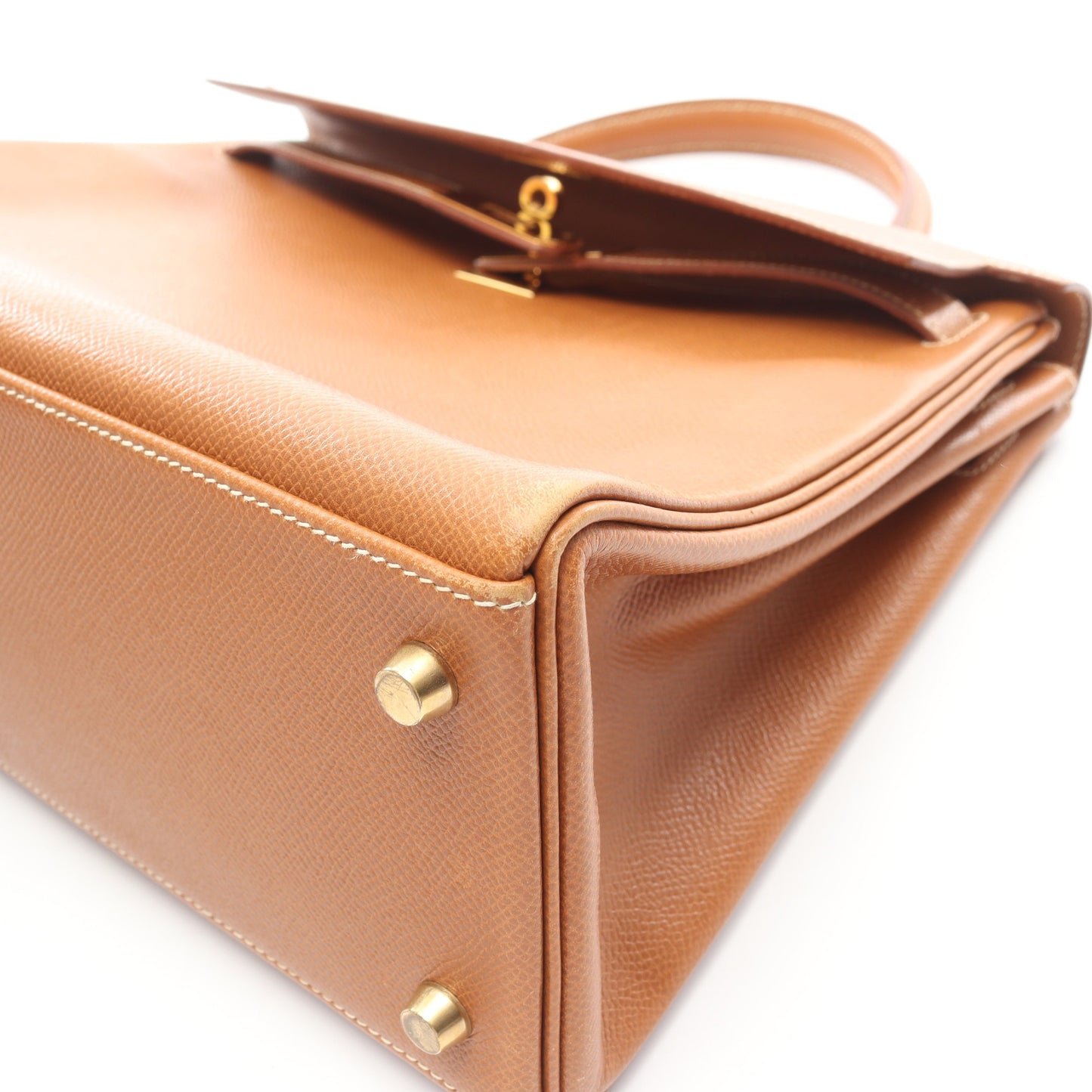 ケリー32 ゴールド 内縫い 2WAY ハンドバッグ クシュベル ゴールド ゴールド金具 ○Z刻印 エルメス バッグ HERMES