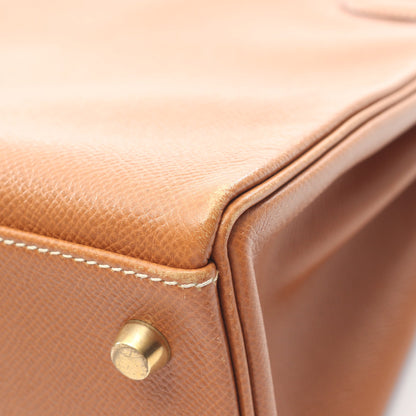 ケリー32 ゴールド 内縫い 2WAY ハンドバッグ クシュベル ゴールド ゴールド金具 ○Z刻印 エルメス バッグ HERMES