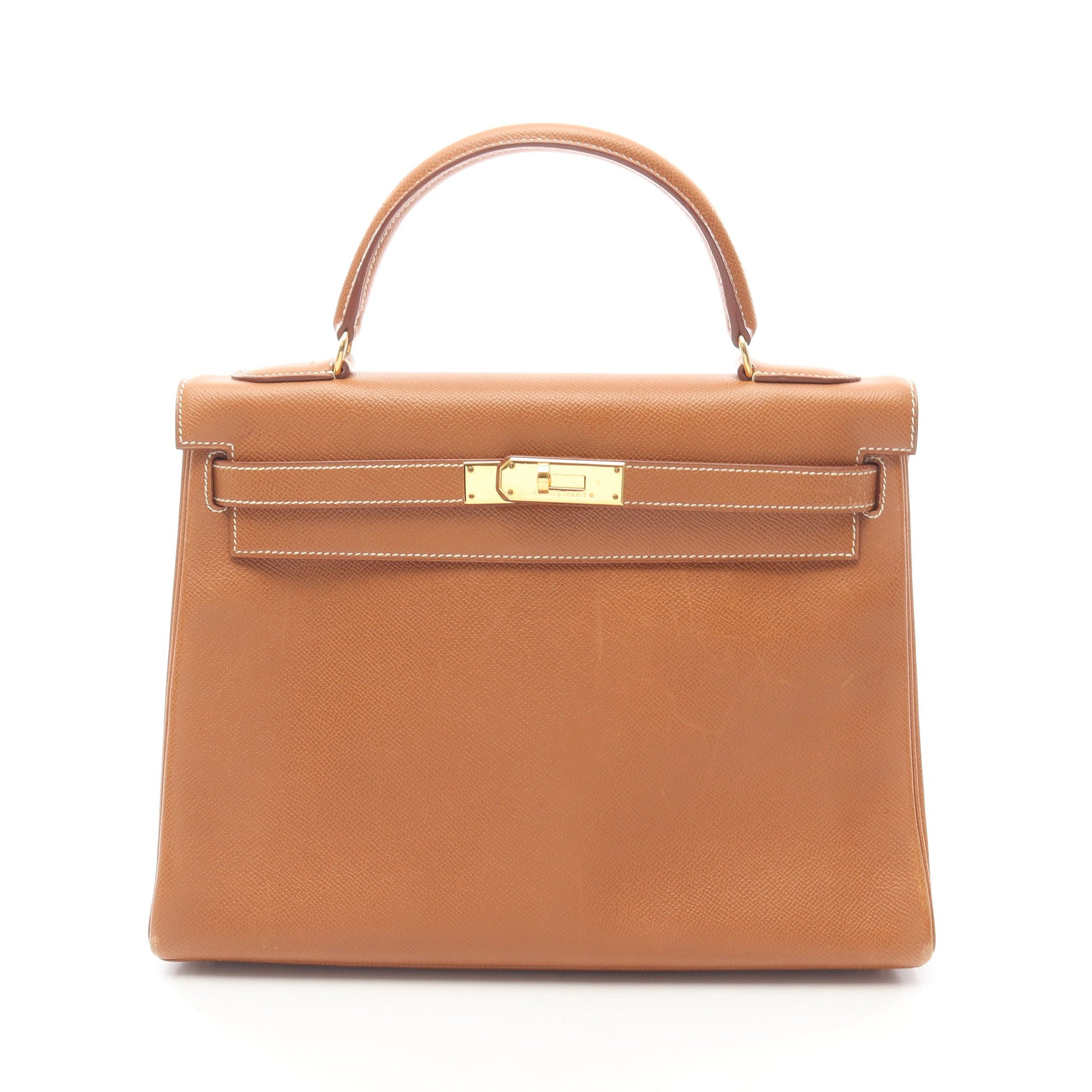 ケリー32 ゴールド 内縫い 2WAY ハンドバッグ クシュベル ゴールド ゴールド金具 ○Z刻印 エルメス バッグ HERMES