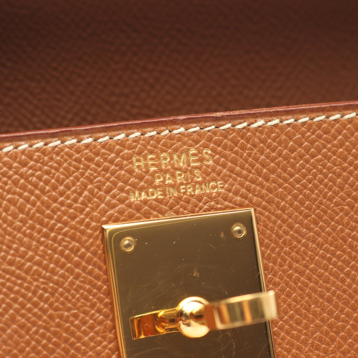 ケリー32 ゴールド 内縫い 2WAY ハンドバッグ クシュベル ゴールド ゴールド金具 ○Z刻印 エルメス バッグ HERMES