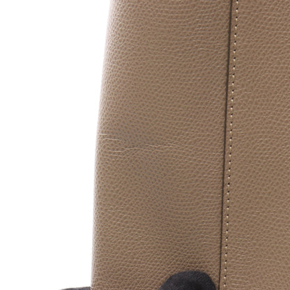 バーティカル スモール カバ 2WAY ハンドバッグ トートバッグ レザー グレーベージュ セリーヌ バッグ CELINE