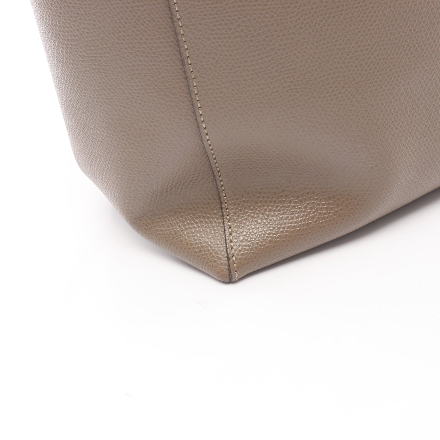 バーティカル スモール カバ 2WAY ハンドバッグ トートバッグ レザー グレーベージュ セリーヌ バッグ CELINE