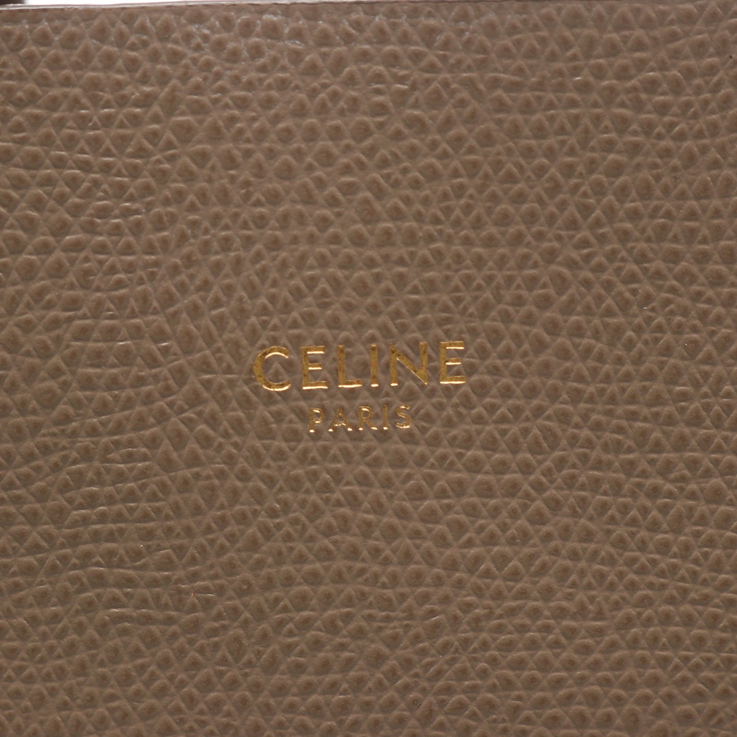 バーティカル スモール カバ 2WAY ハンドバッグ トートバッグ レザー グレーベージュ セリーヌ バッグ CELINE