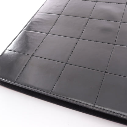 ココシャネル マドモアゼル チョコバー ブラック金具 ハンドバッグ トートバッグ エナメルレザー レザー レッド マルチカラー シャネル バッグ CHANEL