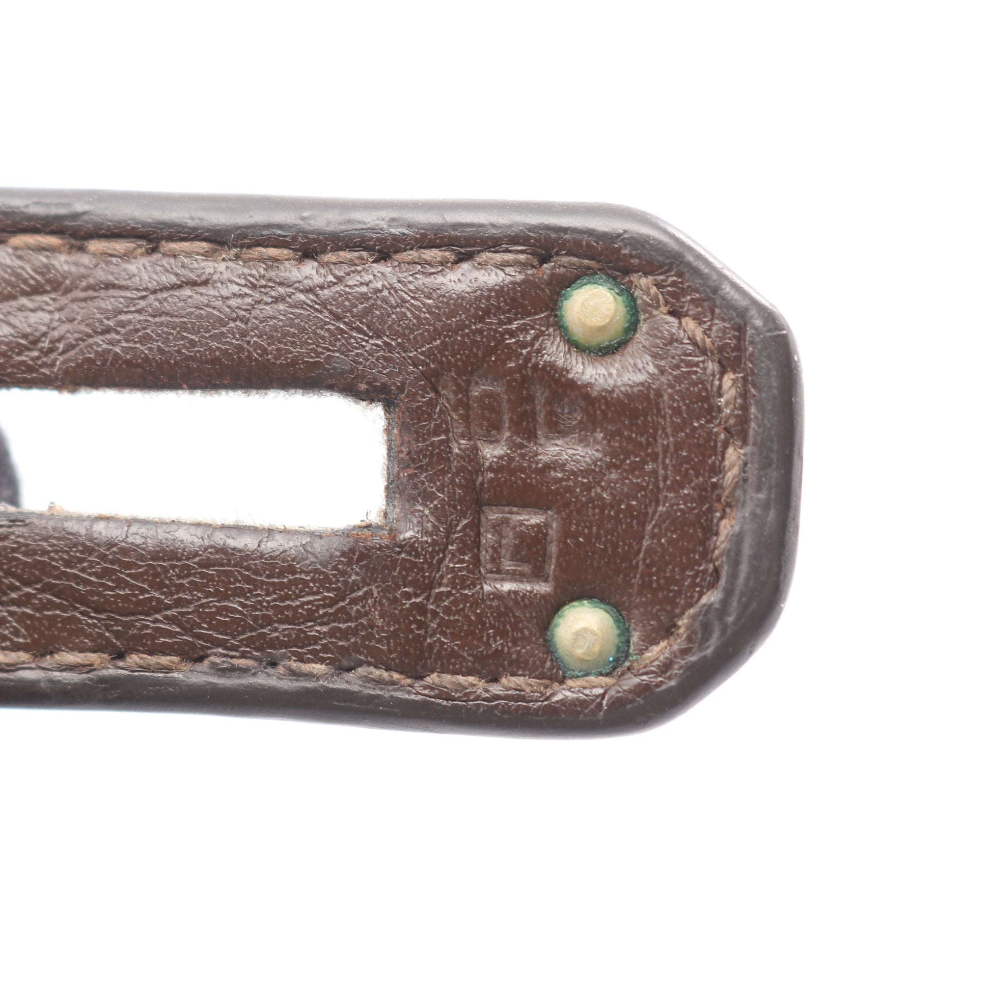 ジプシエール37 ショコラ ショルダーバッグ フィヨルド ダークブラウン シルバー金具 □L刻印 エルメス バッグ HERMES