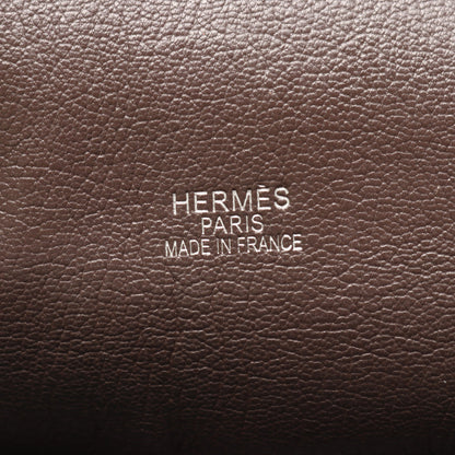 ジプシエール37 ショコラ ショルダーバッグ フィヨルド ダークブラウン シルバー金具 □L刻印 エルメス バッグ HERMES