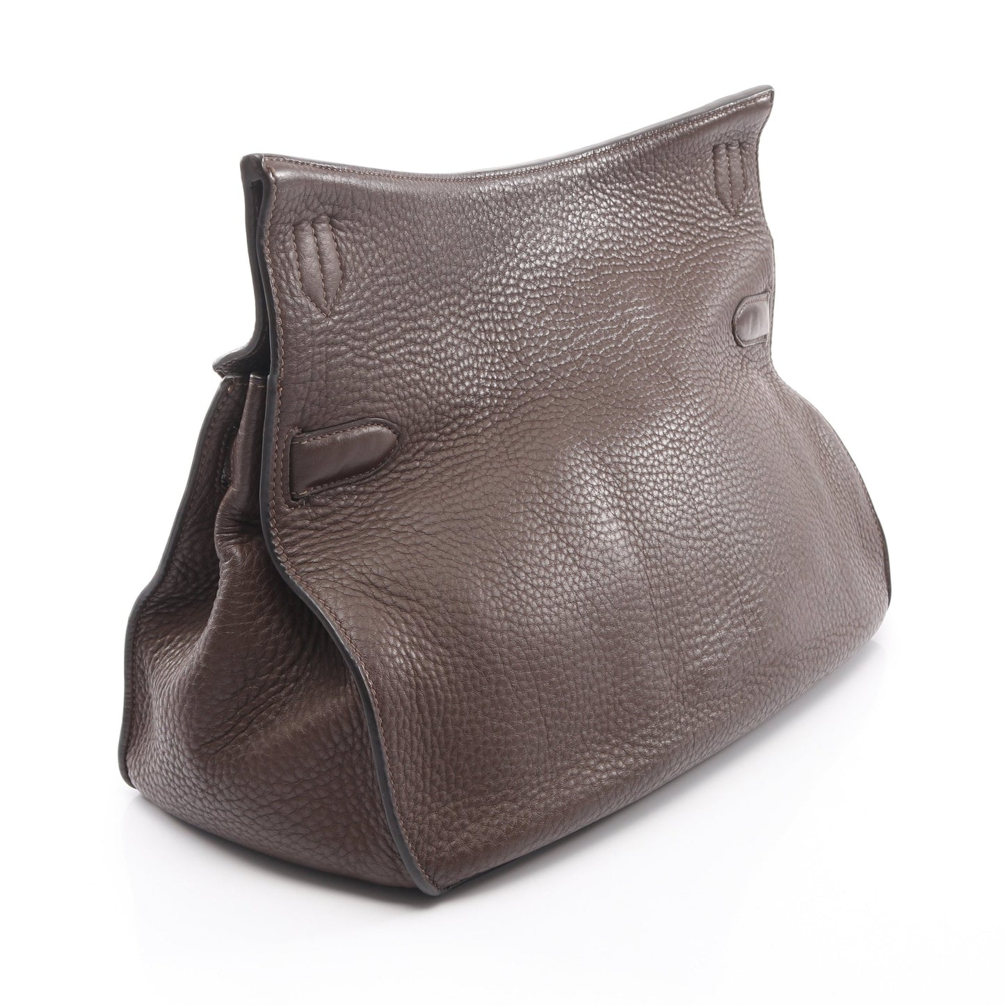 ジプシエール37 ショコラ ショルダーバッグ フィヨルド ダークブラウン シルバー金具 □L刻印 エルメス バッグ HERMES
