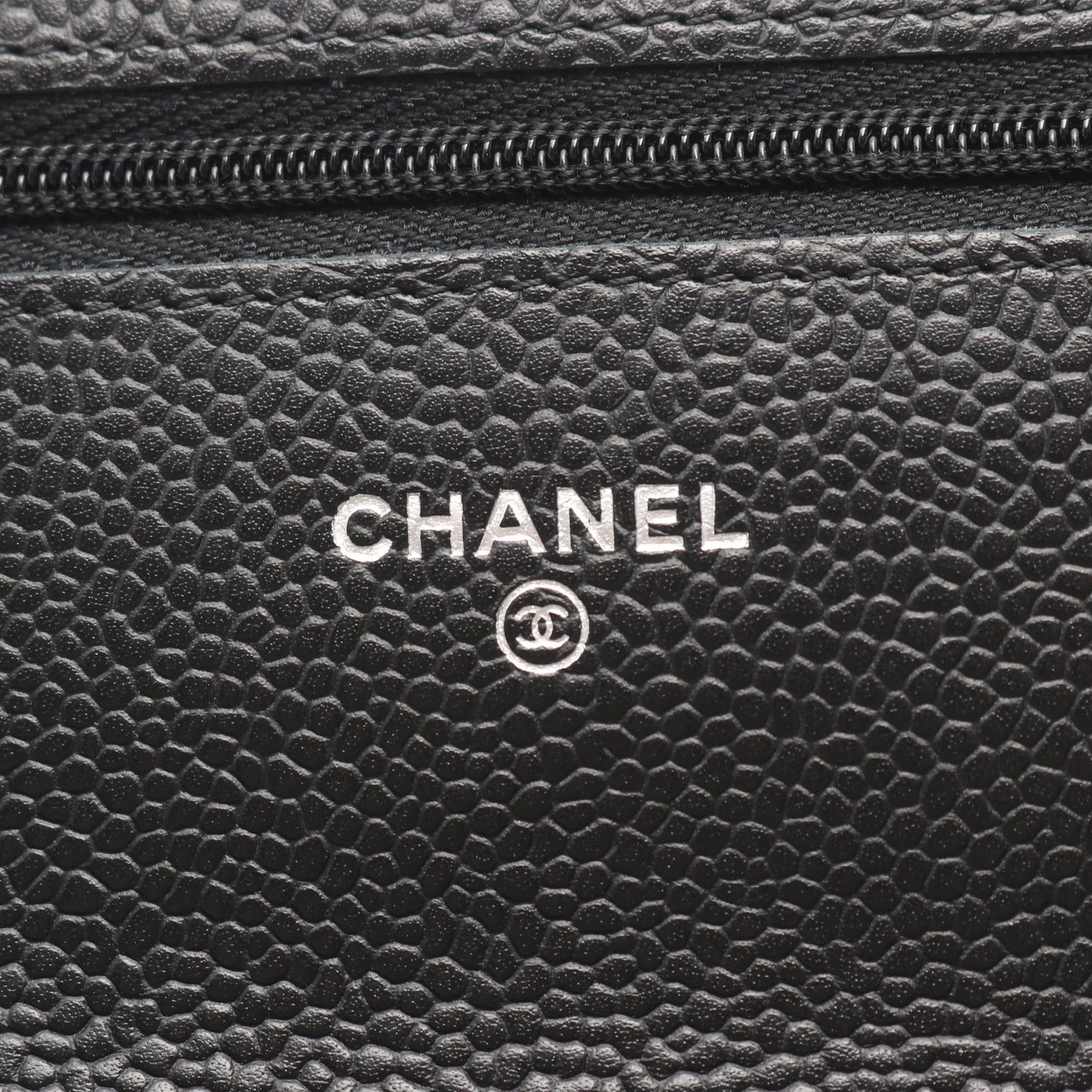 マトラッセ チェーンウォレット キャビアスキン ブラック シルバー金具 シャネル バッグ CHANEL