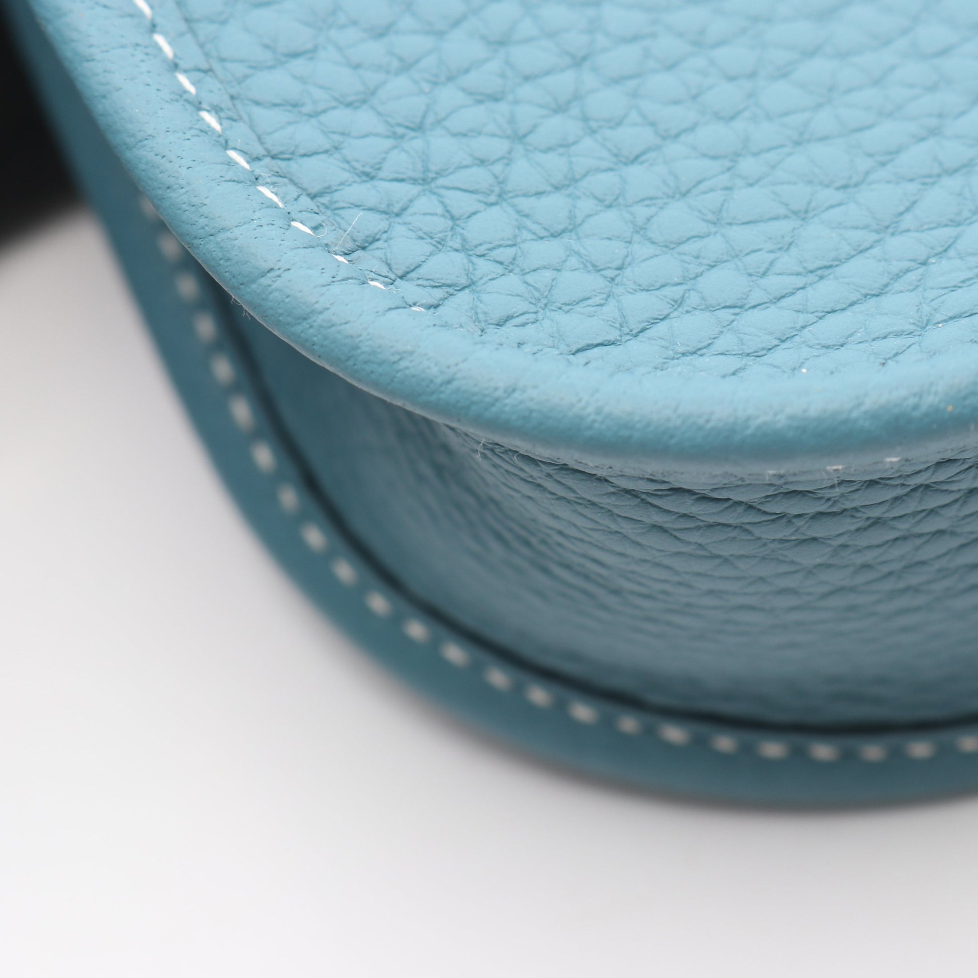 エヴリンTPM アマゾン ニューブルージーン ショルダーバッグ トリヨンクレマンス ライトブルー シルバー金具 G刻印 エルメス バッグ HERMES