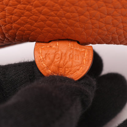 エヴリンTPM ショルダーバッグ トリヨンクレマンス オレンジ シルバー金具 K刻印 エルメス バッグ HERMES