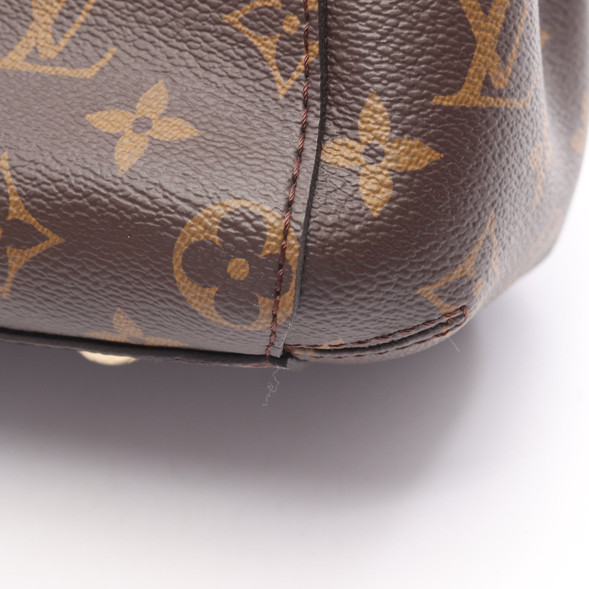 モンテーニュBB モノグラム 2WAY ハンドバッグ PVC レザー ブラウン ルイヴィトン バッグ LOUIS VUITTON
