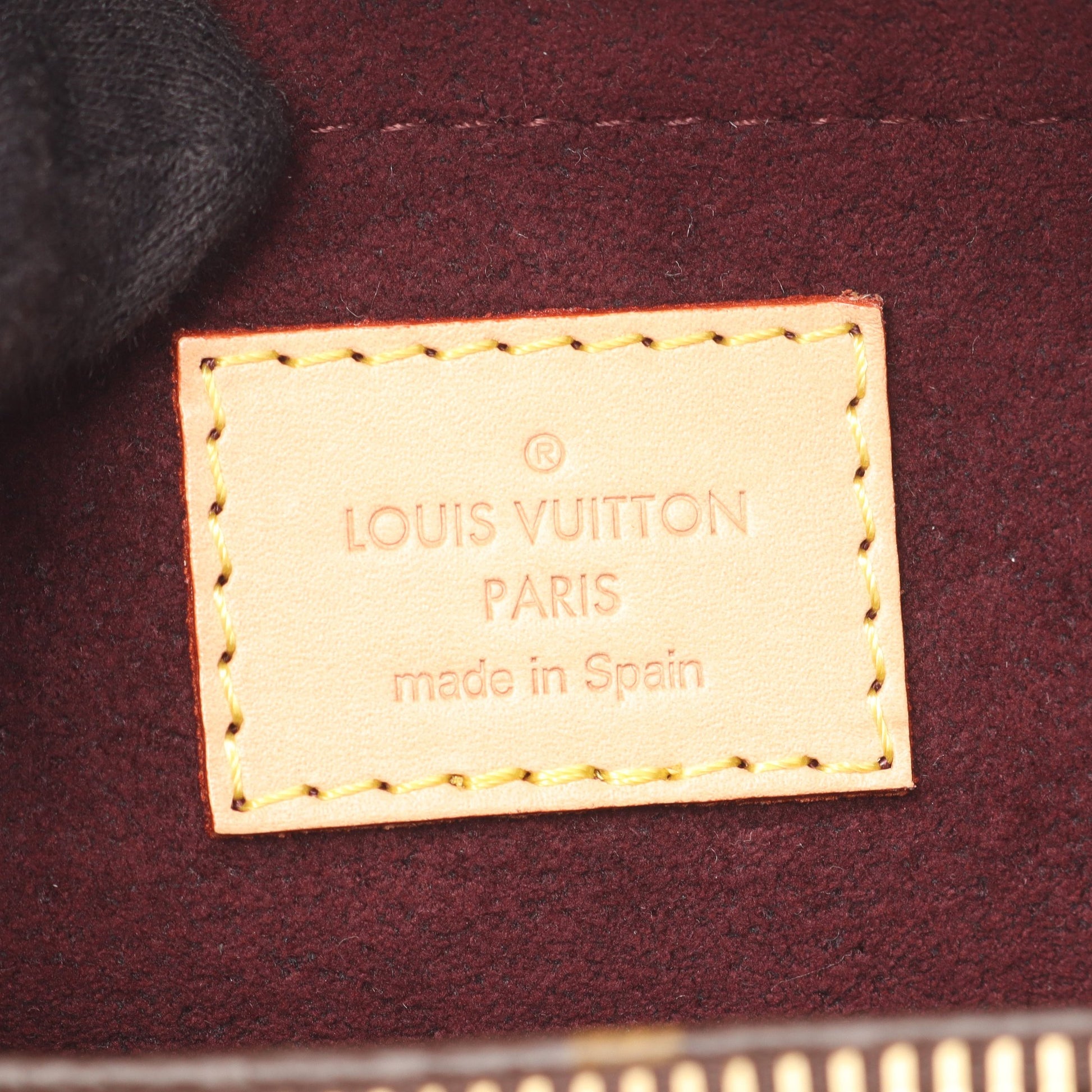 モンテーニュBB モノグラム 2WAY ハンドバッグ PVC レザー ブラウン ルイヴィトン バッグ LOUIS VUITTON