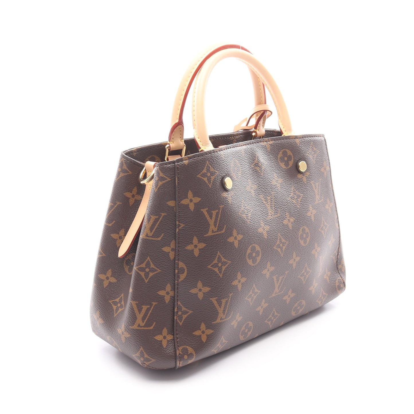 モンテーニュBB モノグラム 2WAY ハンドバッグ PVC レザー ブラウン ルイヴィトン バッグ LOUIS VUITTON