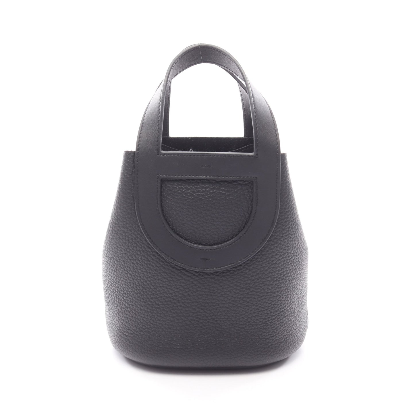 インザループ18 ハンドバッグ トリヨンクレマンス ブラック シルバー金具 W刻印 エルメス バッグ HERMES