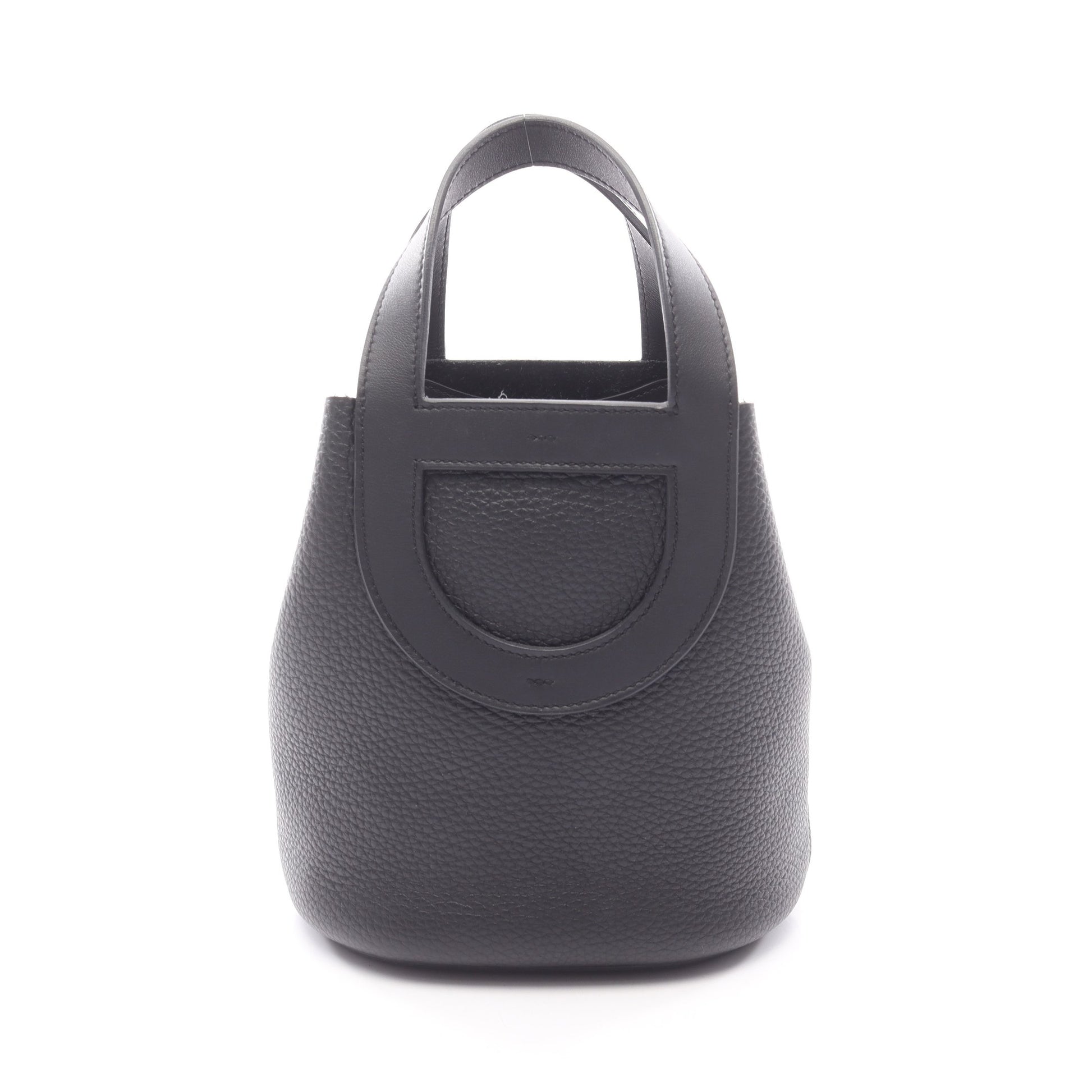 インザループ18 ハンドバッグ トリヨンクレマンス ブラック シルバー金具 W刻印 エルメス バッグ HERMES