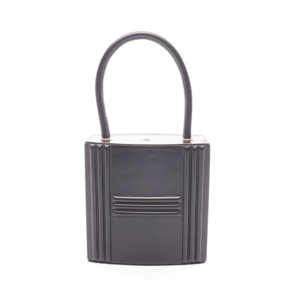 カデナ ケリー ハンドバッグ ボックスカーフ ブラック ゴールド金具 エルメス バッグ HERMES
