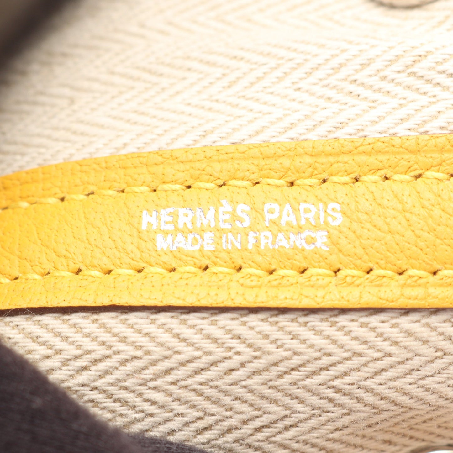 ガーデンパーティTPM ソレイユ ハンドバッグ トートバッグ ネゴンダ イエロー シルバー金具 □M刻印 エルメス バッグ HERMES