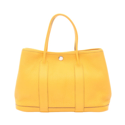ガーデンパーティTPM ソレイユ ハンドバッグ トートバッグ ネゴンダ イエロー シルバー金具 □M刻印 エルメス バッグ HERMES