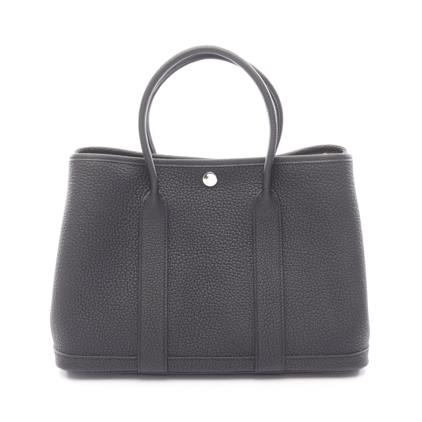 ガーデンパーティTPM ハンドバッグ トートバッグ ネゴンダ ブラック シルバー金具 G刻印 エルメス バッグ HERMES