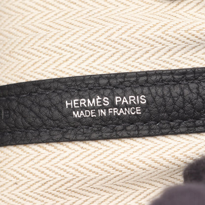 ガーデンパーティTPM ハンドバッグ トートバッグ ネゴンダ ブラック シルバー金具 G刻印 エルメス バッグ HERMES