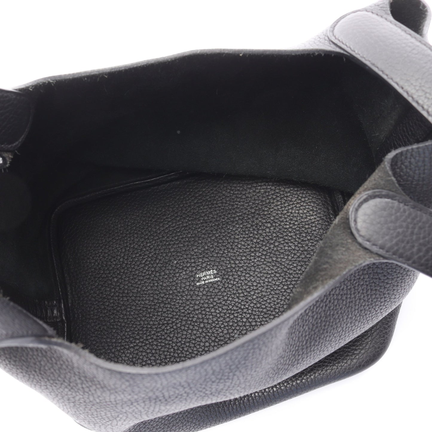 ピコタンロックMM ハンドバッグ トリヨンクレマンス ブラック シルバー金具 C刻印 エルメス バッグ HERMES