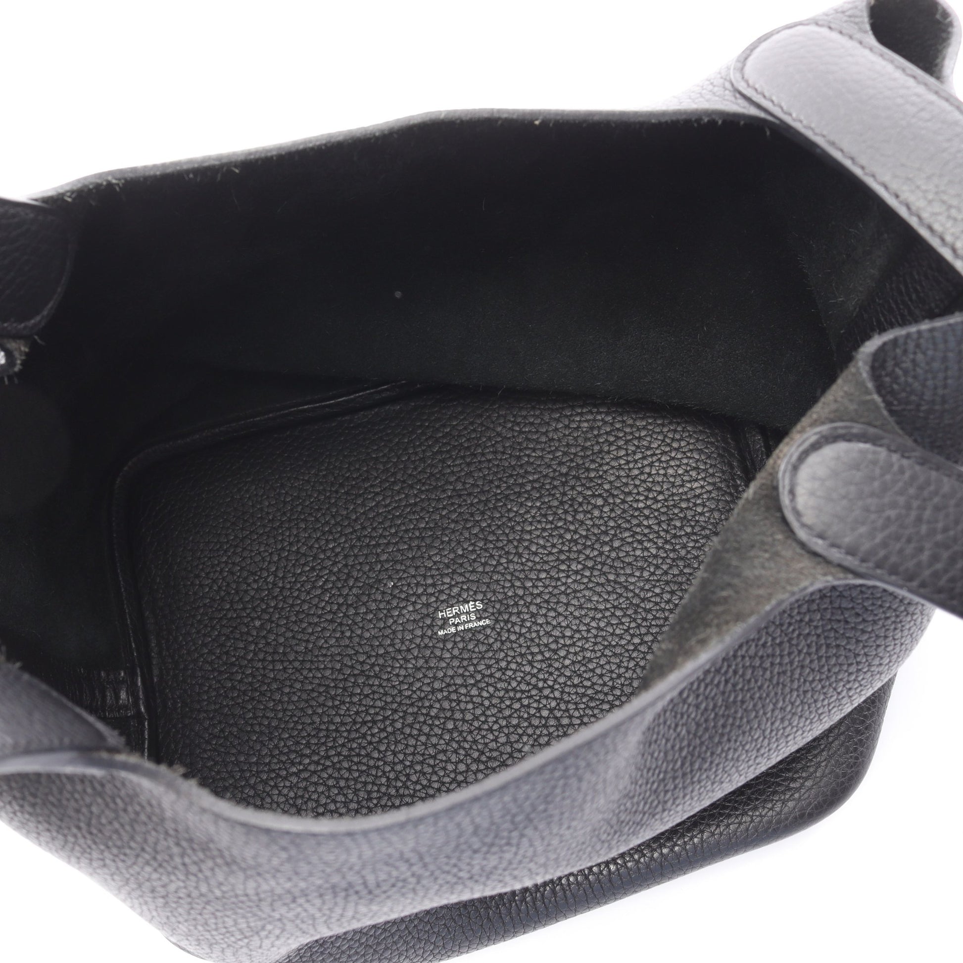 ピコタンロックMM ハンドバッグ トリヨンクレマンス ブラック シルバー金具 C刻印 エルメス バッグ HERMES
