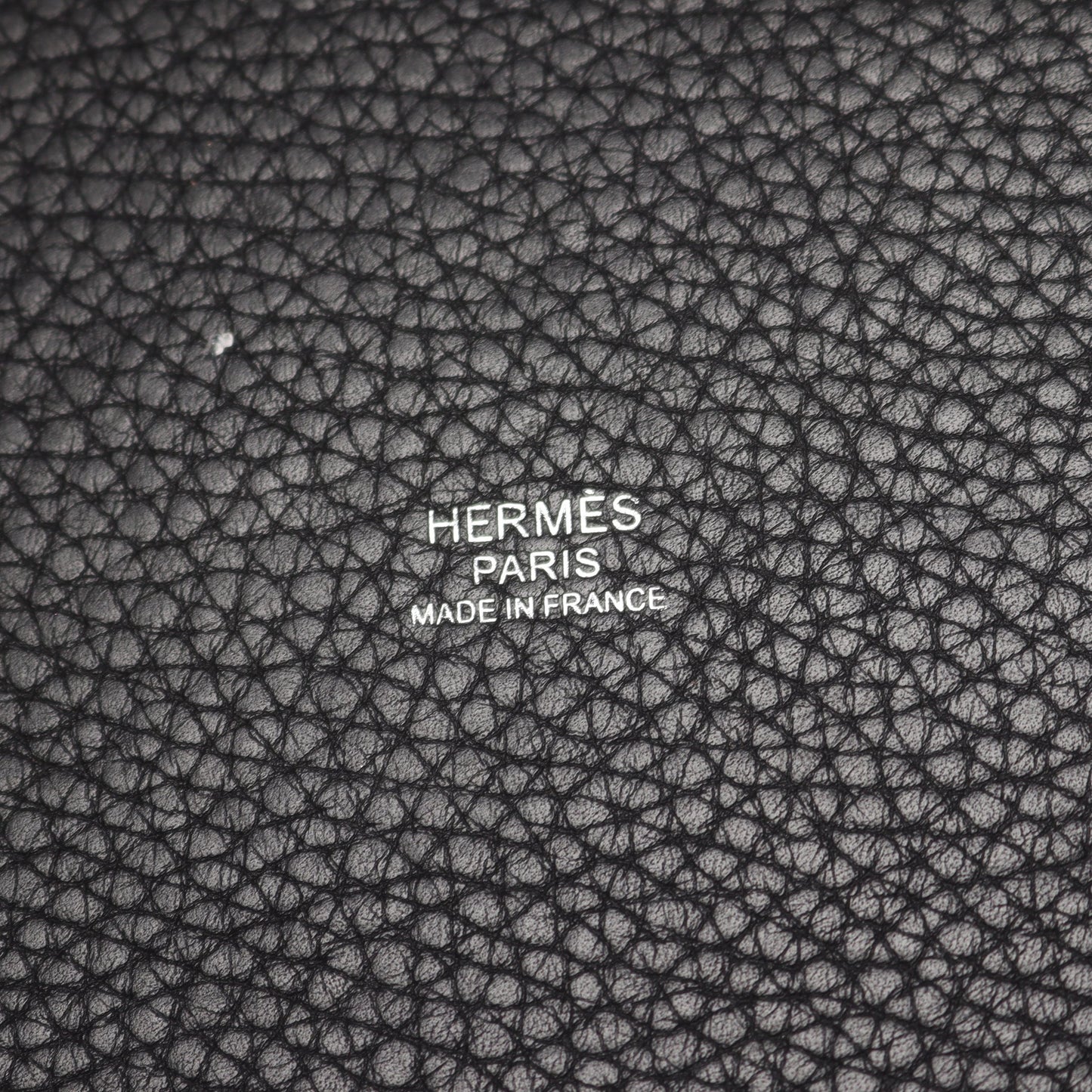 ピコタンロックMM ハンドバッグ トリヨンクレマンス ブラック シルバー金具 C刻印 エルメス バッグ HERMES