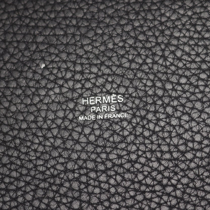 ピコタンロックMM ハンドバッグ トリヨンクレマンス ブラック シルバー金具 C刻印 エルメス バッグ HERMES