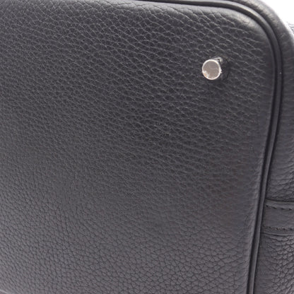 ピコタンロックMM ハンドバッグ トリヨンクレマンス ブラック シルバー金具 C刻印 エルメス バッグ HERMES