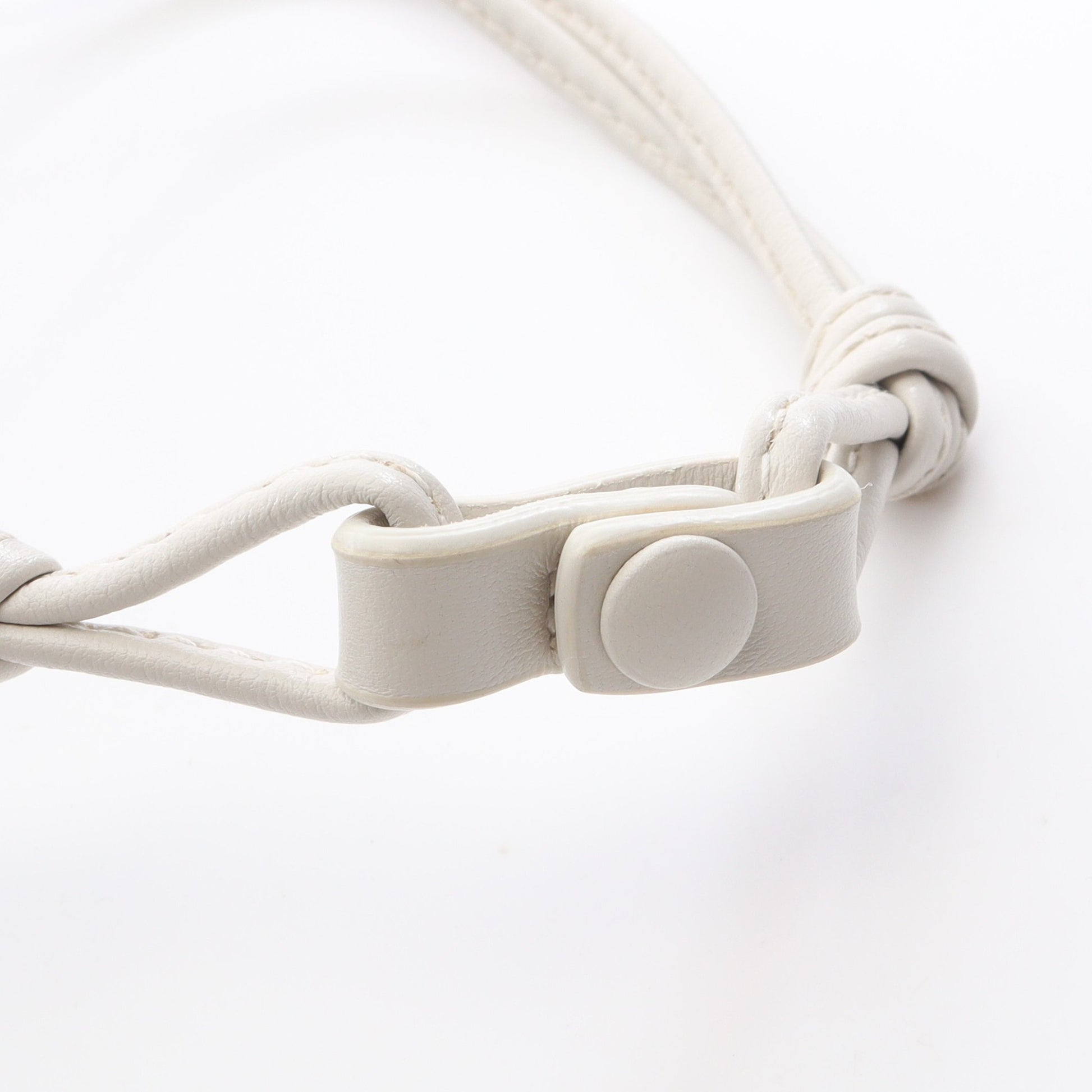 DUST BAG ダストバッグ イントレチャート ワンショルダーバッグ レザー オフホワイト ボッテガヴェネタ バッグ BOTTEGA VENETA