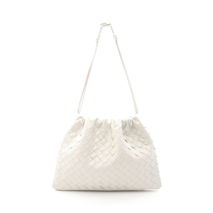 DUST BAG ダストバッグ イントレチャート ワンショルダーバッグ レザー オフホワイト ボッテガヴェネタ バッグ BOTTEGA VENETA