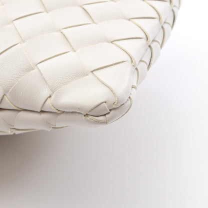 DUST BAG ダストバッグ イントレチャート ワンショルダーバッグ レザー オフホワイト ボッテガヴェネタ バッグ BOTTEGA VENETA