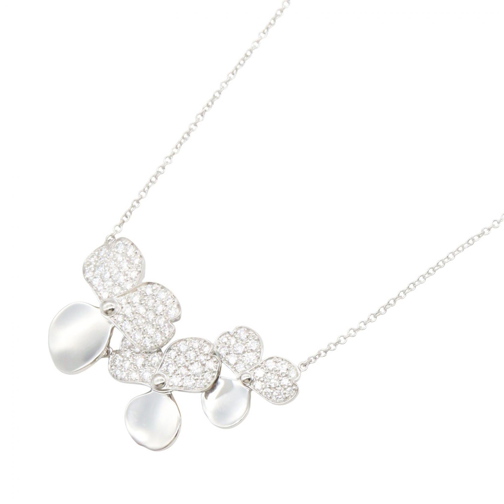 ペーパーフラワー クラスター ダイヤ ネックレス ネックレス PT950 ダイヤモンド プラチナ クリア ティファニー アクセサリー TIFFANY & Co.