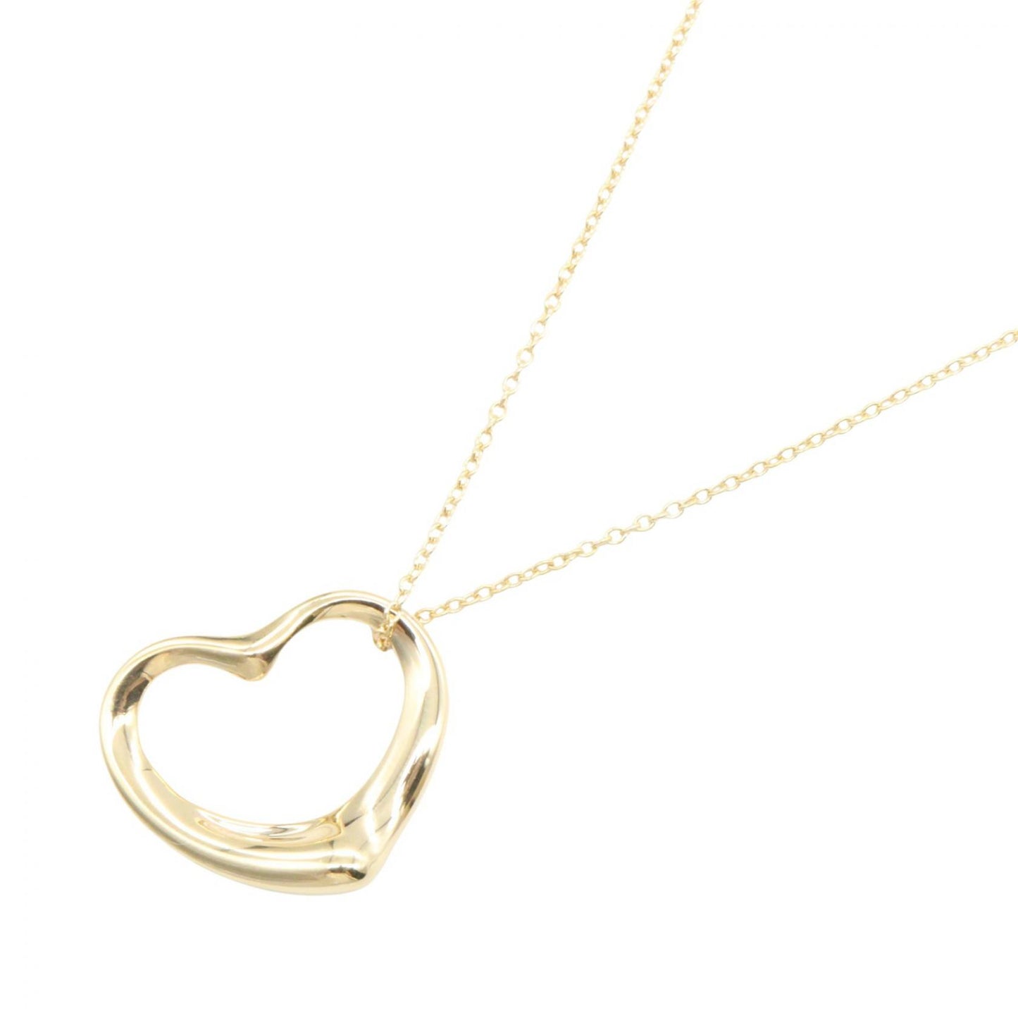 オープンハート ミディアム ネックレス ネックレス K18YG イエローゴールド ティファニー アクセサリー TIFFANY & Co.