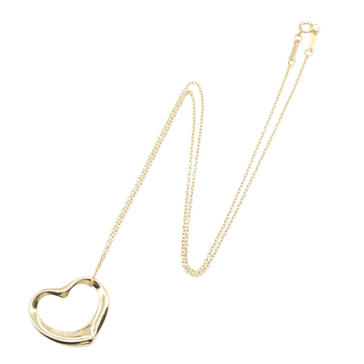 オープンハート ミディアム ネックレス ネックレス K18YG イエローゴールド ティファニー アクセサリー TIFFANY & Co.