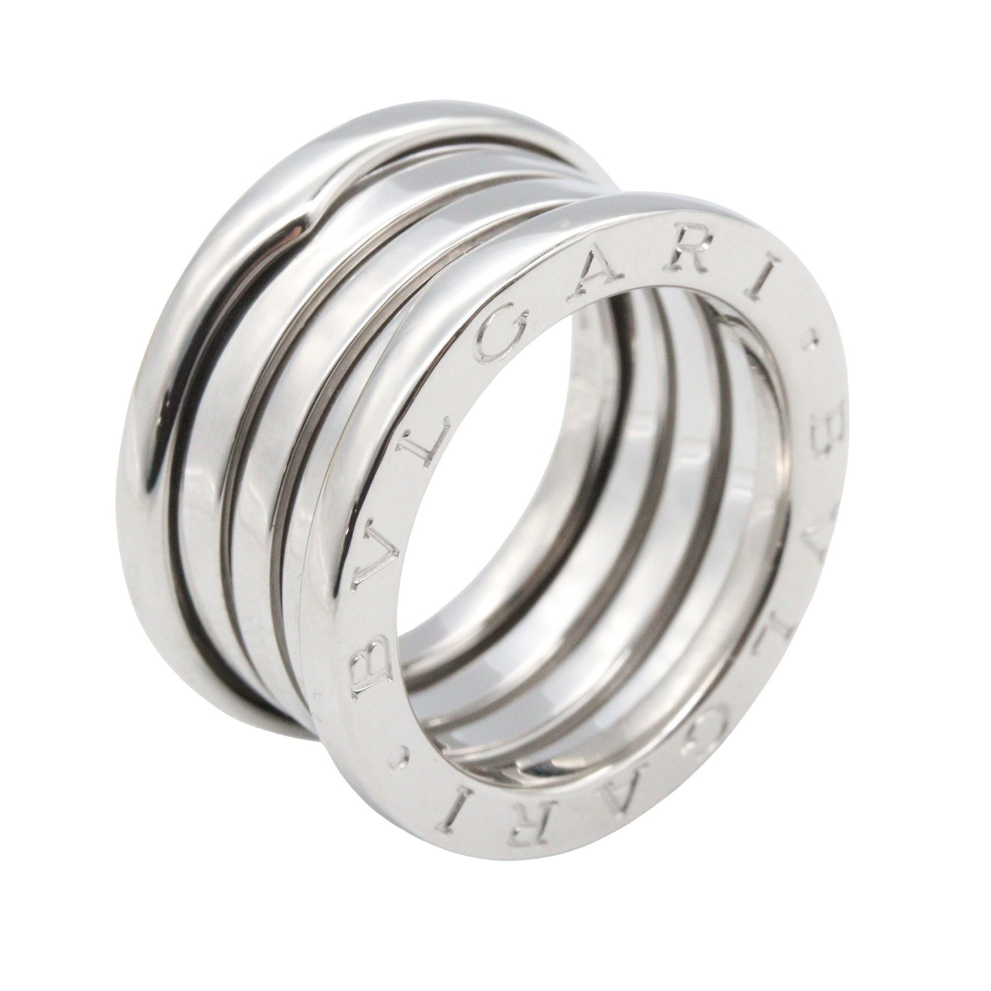 B-zero1 ビーゼロワン リング 4バンド リング 指輪 K18WG ホワイトゴールド ブルガリ アクセサリー BVLGARI