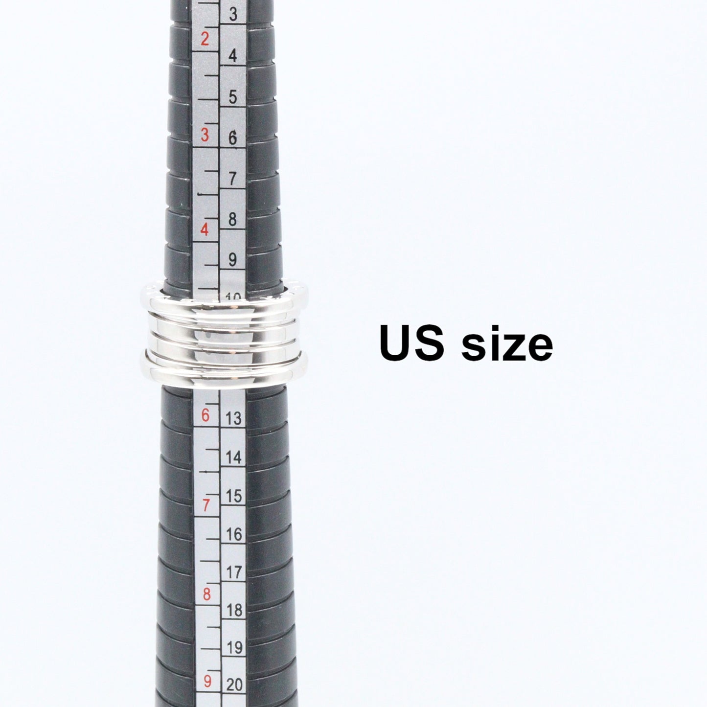 B-zero1 ビーゼロワン リング 4バンド リング 指輪 K18WG ホワイトゴールド ブルガリ アクセサリー BVLGARI