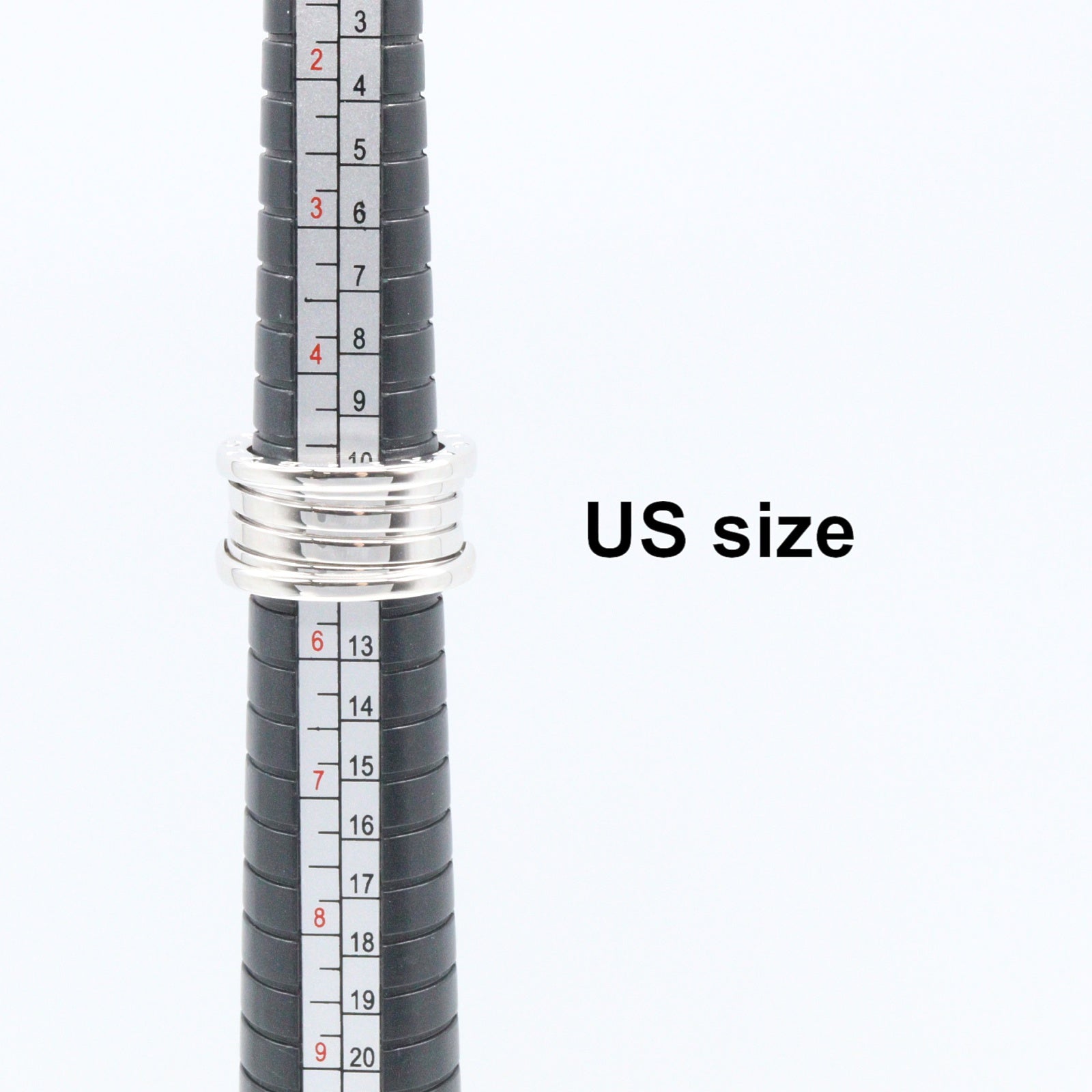 B-zero1 ビーゼロワン リング 4バンド リング 指輪 K18WG ホワイトゴールド ブルガリ アクセサリー BVLGARI