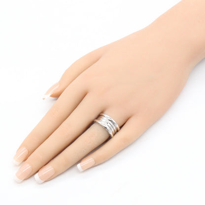 B-zero1 ビーゼロワン リング 4バンド リング 指輪 K18WG ホワイトゴールド ブルガリ アクセサリー BVLGARI