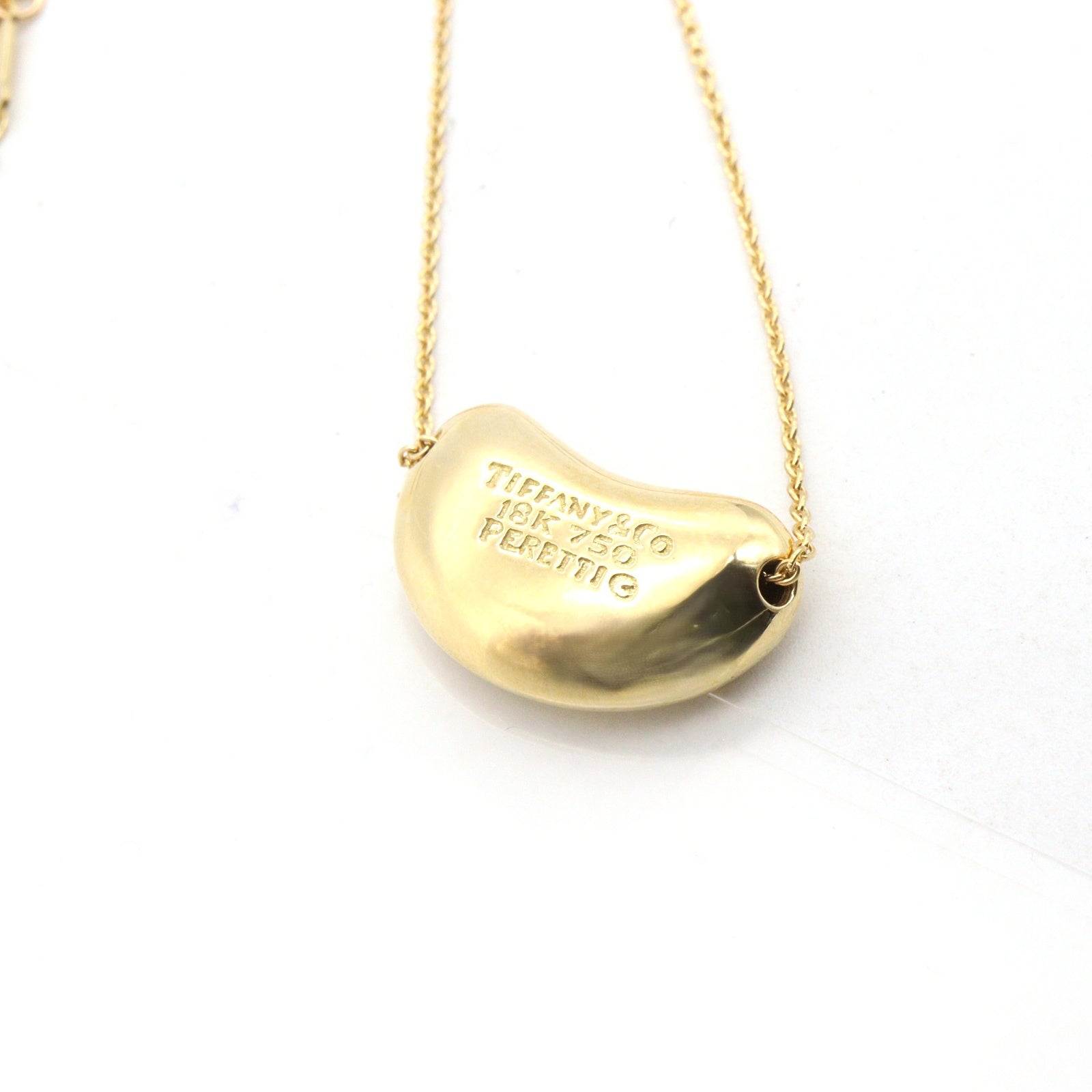 ビーン ネックレス ネックレス K18YG イエローゴールド ティファニー アクセサリー TIFFANY & Co.