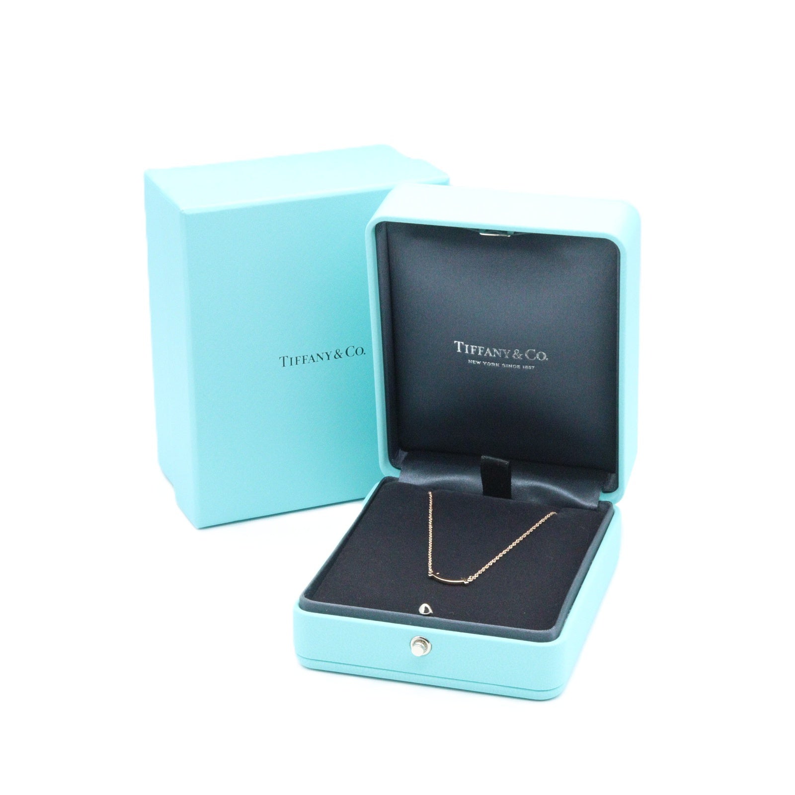 Tスマイル ミニ ネックレス ネックレス K18PG ピンクゴールド ティファニー アクセサリー TIFFANY & Co.